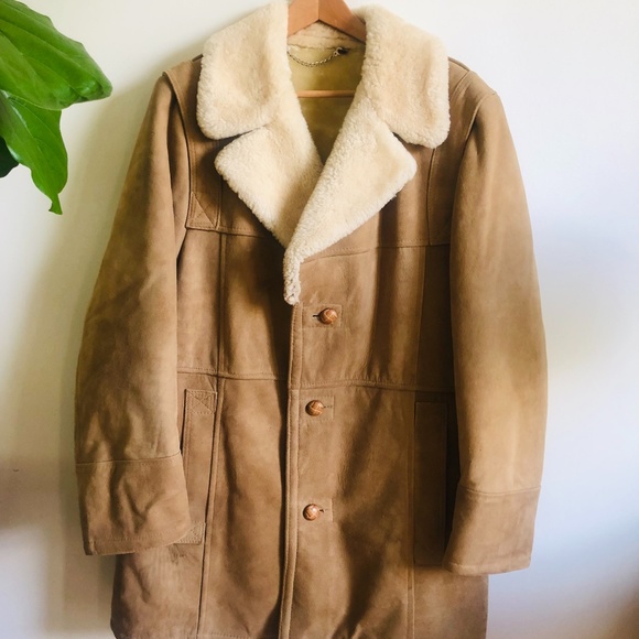 London Fog Other - Gorgeous Vintage Mens Shearling Coat